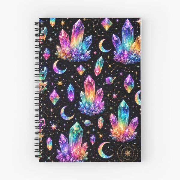 Item preview, Rainbow Crystal Galaxy Pattern | Celestial Space Aesthetic designed and sold by Aramdesing.