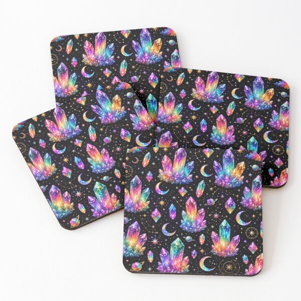 Item preview, Rainbow Crystal Galaxy Pattern | Celestial Space Aesthetic designed and sold by Aramdesing.