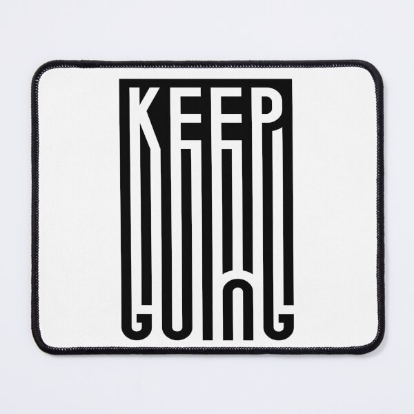 Item preview, Keep Going Typography Retro Mental Health Motivation designed and sold by Aleodor.
