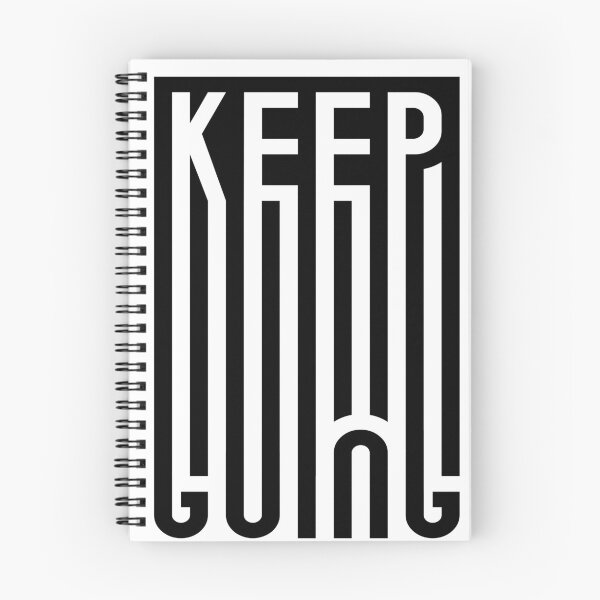 Item preview, Keep Going Typography Retro Mental Health Motivation designed and sold by Aleodor.