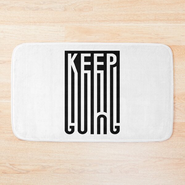 Item preview, Keep Going Typography Retro Mental Health Motivation designed and sold by Aleodor.