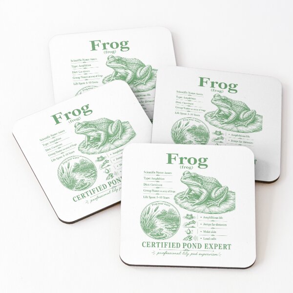 Item preview, Frog Pond Expert Amphibian Facts Nature Study Chart designed and sold by FreshVibe Prints.