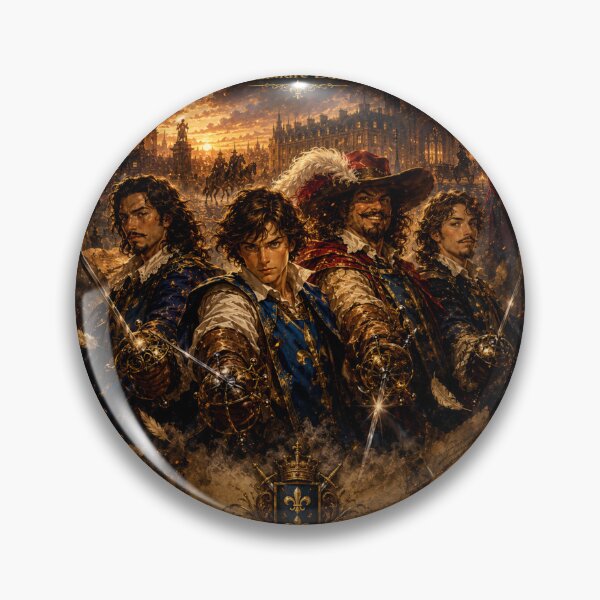 Item preview, The Three Musketeers - Alexandre Dumas - World Literature - French Culture designed and sold by Substance_life.