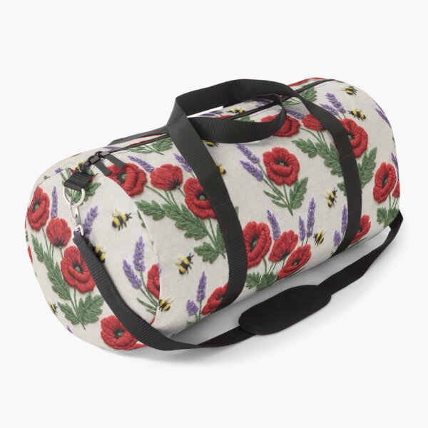 Item preview, Poppies & lavender bees companion 3d style designed and sold by Printfantasia .