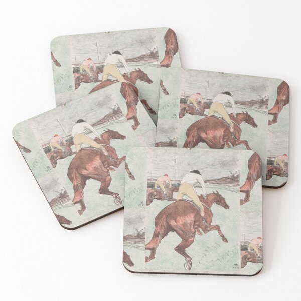 Item preview, The Jockey by Henri de Toulouse-Lautrec | Vintage Horse Racing Art Print | Equestrian Poster | French Post-Impressionist Wall Art designed and sold by artofuniverse.