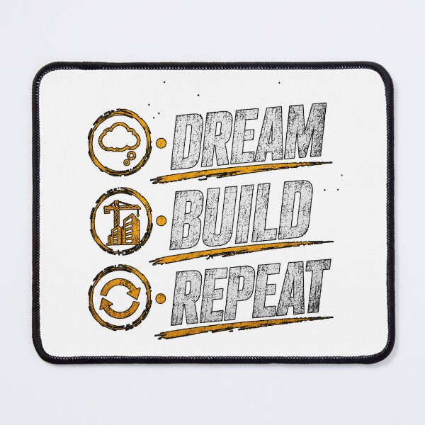 Item preview, dream build repeat designed and sold by Spring4art.