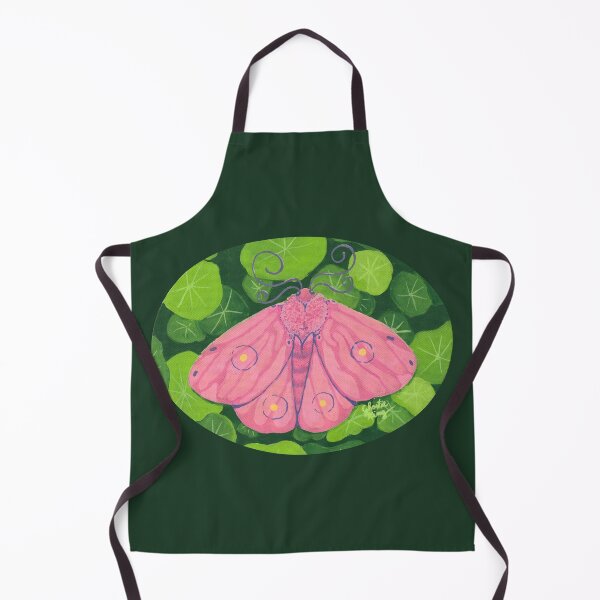 Item preview, Pink Moth Art Print | Cottagecore Botanical Illustration | Whimsical Insect Wall Art designed and sold by ghostieking.