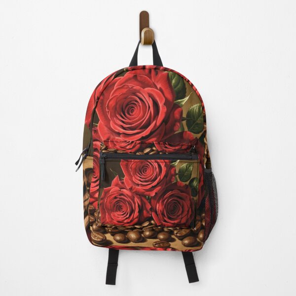 Item preview, Composition combining fresh red roses with coffee beans designed and sold by Marcu Ioachim.