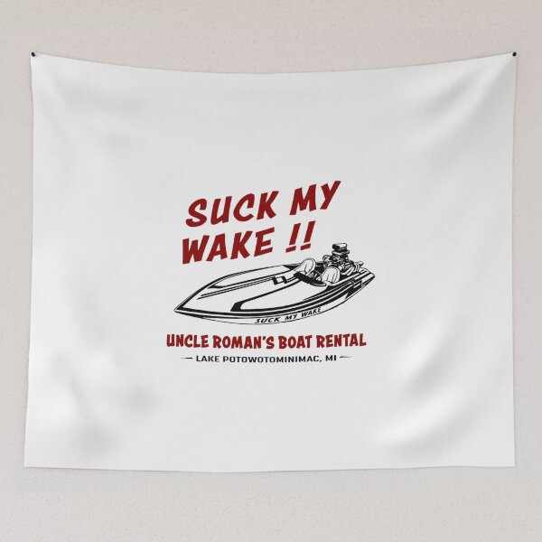 Item preview, Suck My Wake Boat Great Outdoors Funny 1980s Men's & Women's designed and sold by TomAScott27.