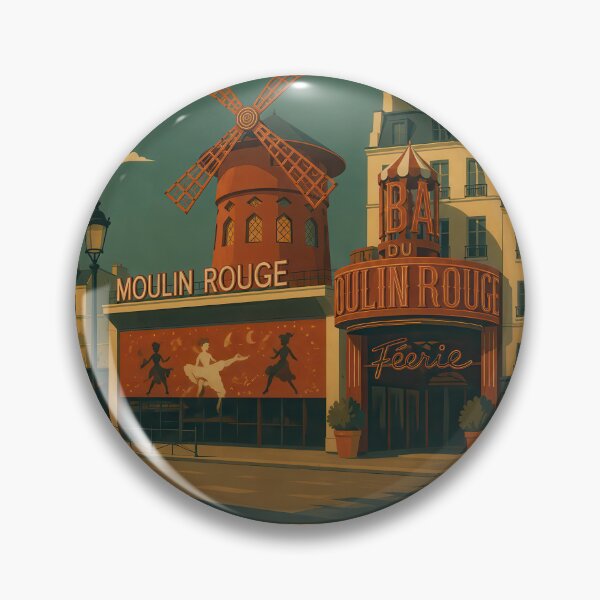 Item preview, Moulin Rouge – Paris Cabaret Retro Poster designed and sold by Earth Celebration Designs.