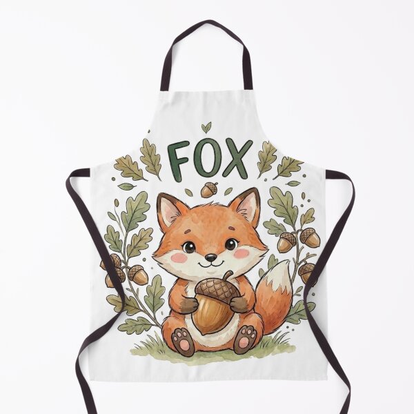 Item preview, Cute Red Fox in Wildflowers designed and sold by AetherEcho.