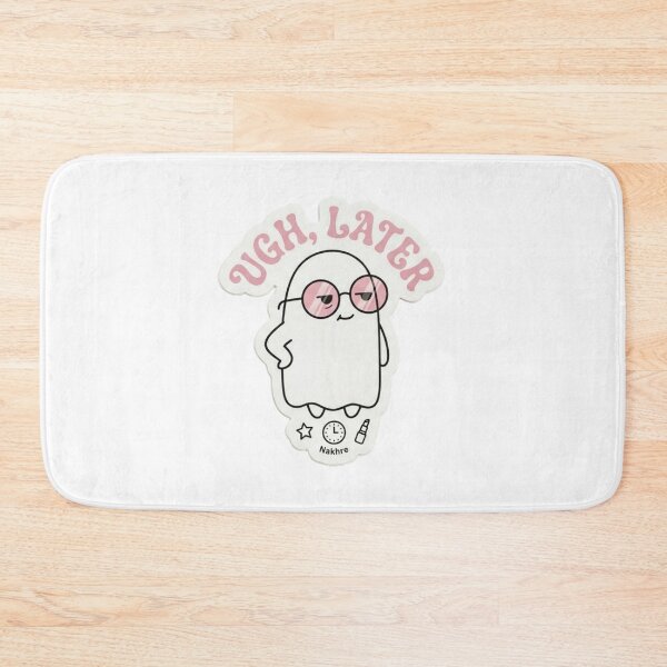 Item preview, Sassy Pink Sunglasses Ghost - Ugh Later Aesthetic Sticker designed and sold by JeevanStickers.