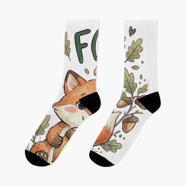 Item preview, Cute Red Fox in Wildflowers designed and sold by AetherEcho.