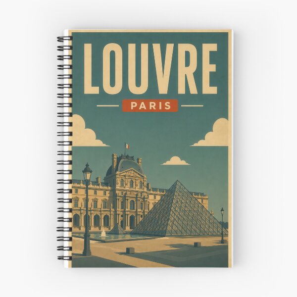 Item preview, Louvre Museum – Paris Vintage Art Print designed and sold by Earth Celebration Designs.
