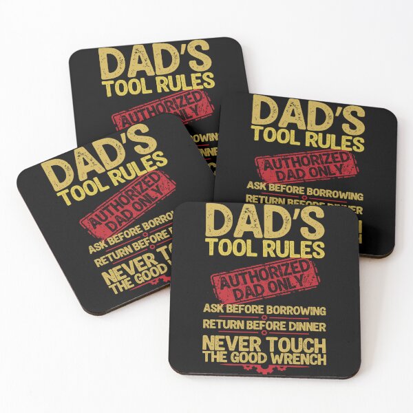 Item preview, Funny Dad's Tool Rules - Funny Father's Day designed and sold by legendaryskins.