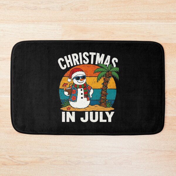 Item preview, Vintage Christmas in July Snowman Summer Beach Vacation Xmas designed and sold by clothesy7.