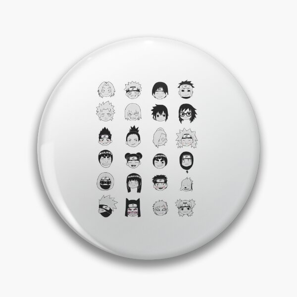 Item preview, Ultimate Ninja Head Collection BW designed and sold by LesageSecond.