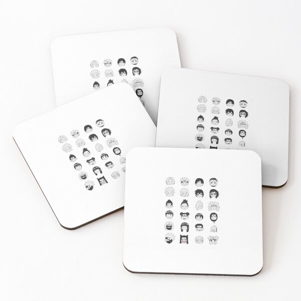 Item preview, Ultimate Ninja Head Collection BW designed and sold by LesageSecond.