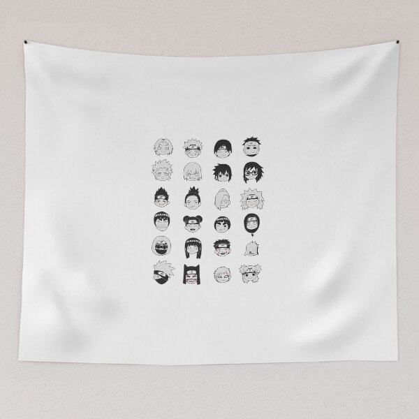 Item preview, Ultimate Ninja Head Collection BW designed and sold by LesageSecond.