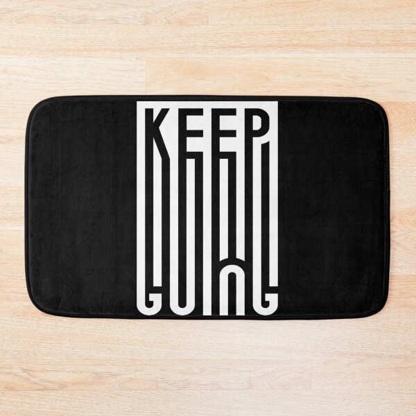 Item preview, Keep Going Typography Retro Mental Health Motivation designed and sold by Aleodor.