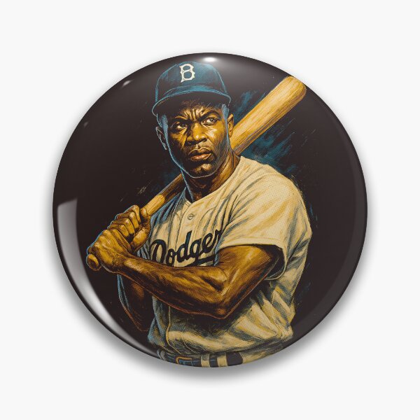 Item preview, Jackie Robinson #42 - Brooklyn Baseball Legend - Vintage Portrait Art designed and sold by Thogan0416.