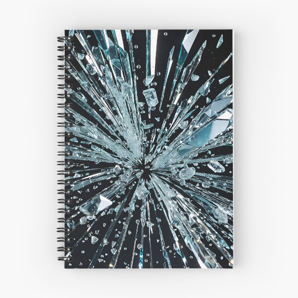 Item preview, Hyper-Realistic Shattered Glass Illusion Burst Art designed and sold by CuteSlothWorld.
