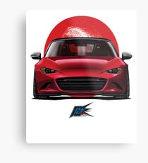 MAZDA MIATA MX5 ND RED Metal Print