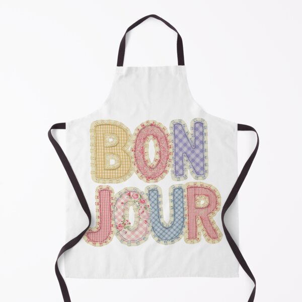 Item preview, The Word "BONJOUR" in a Patchwork Style designed and sold by Soulstar Designs.