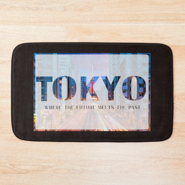 Item preview, Tokyo Japan Cityscape - Where The Future Meets The Past Urban Typography designed and sold by SDFsignature.