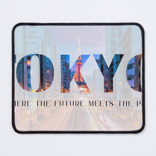 Item preview, Tokyo Japan Cityscape - Where The Future Meets The Past Urban Typography designed and sold by SDFsignature.
