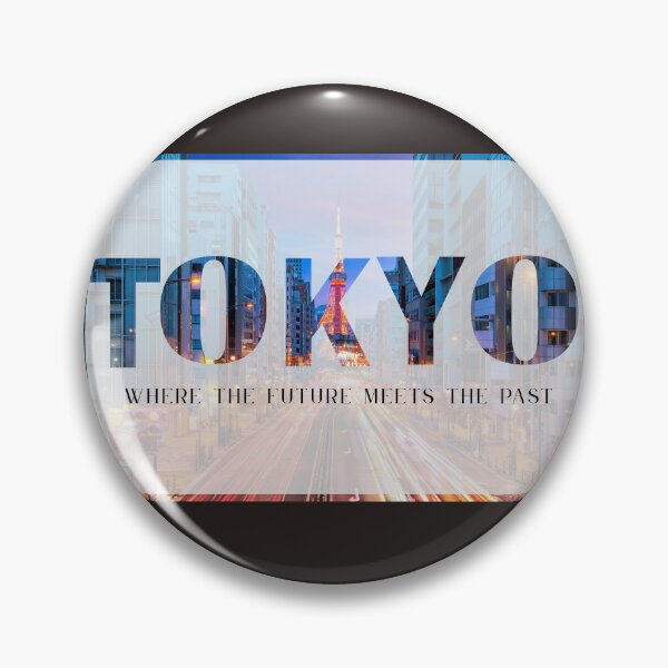 Item preview, Tokyo Japan Cityscape - Where The Future Meets The Past Urban Typography designed and sold by SDFsignature.