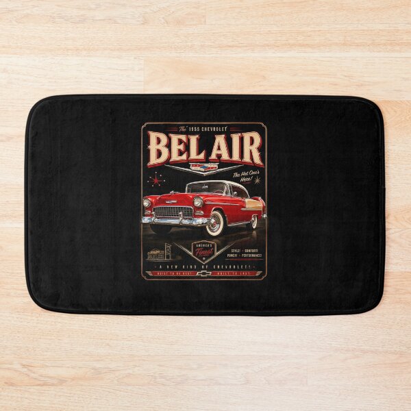 Item preview, 1955 Bel Air Classic American Automobile Vintage Two-Tone Art designed and sold by TheArtOfCar.