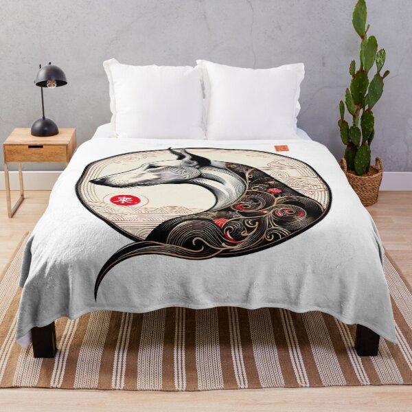 Item preview, GALOGO - Lunar Greyhound II – Line Moon designed and sold by GALOGO – Art for Sighthounds & Animal Welfare.
