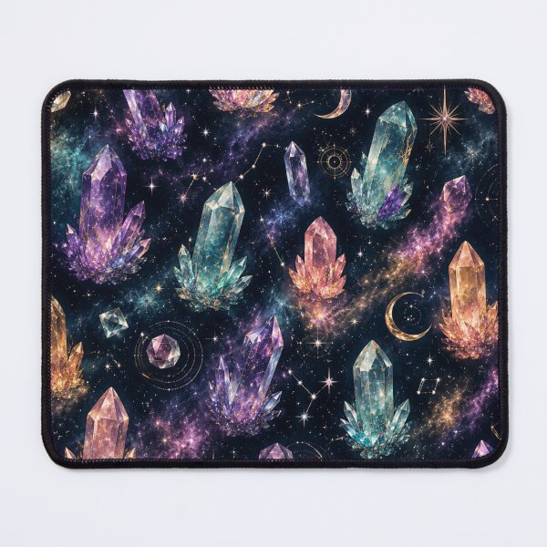 Item preview, Colorful Crystal Galaxy Pattern | Celestial Aesthetic Art designed and sold by Aramdesing.