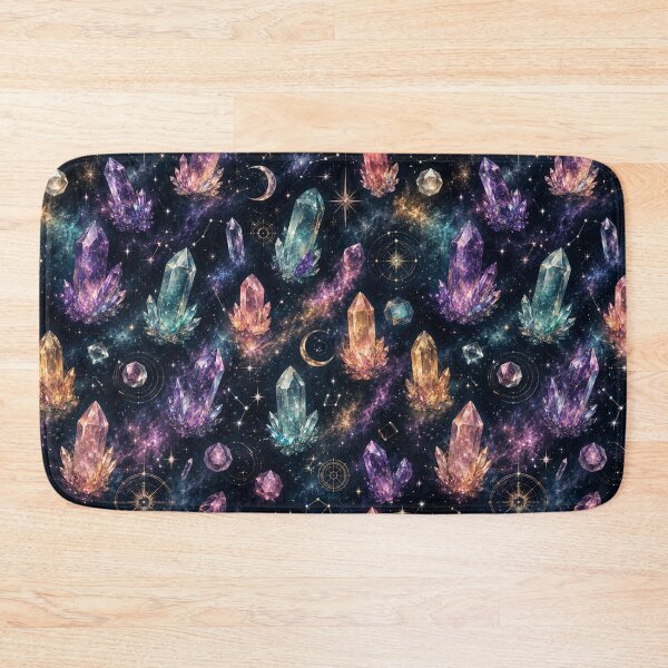 Item preview, Colorful Crystal Galaxy Pattern | Celestial Aesthetic Art designed and sold by Aramdesing.