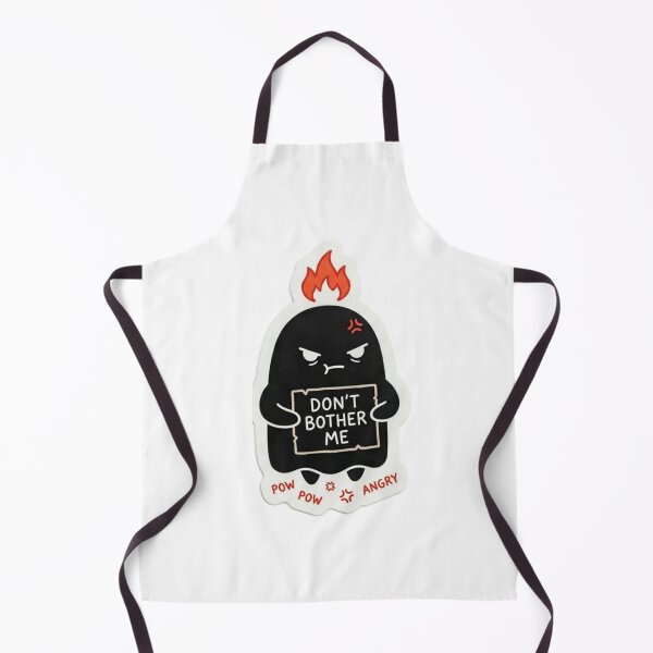 Item preview, Funny Angry Black Ghost - Don't Bother Me Sarcastic Sticker designed and sold by JeevanStickers.