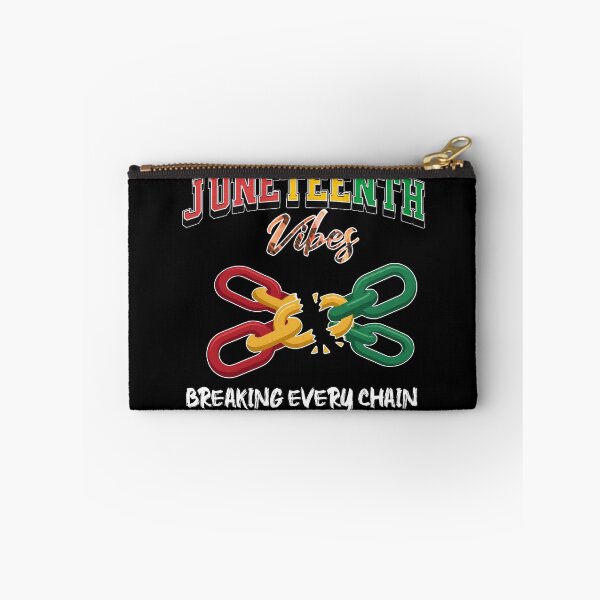 Item preview, Juneteenth vibes - Breaking every chain since 1865 leopard print Black women Juneteenth gift designed and sold by Youngkev-arts.