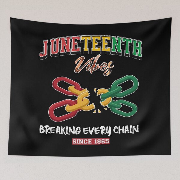 Item preview, Juneteenth vibes - Breaking every chain since 1865 leopard print Black women Juneteenth gift designed and sold by Youngkev-arts.