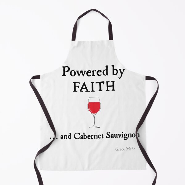 Item preview, Powered by Faith and Cabernet Sauvignon designed and sold by GraceMadeArt.