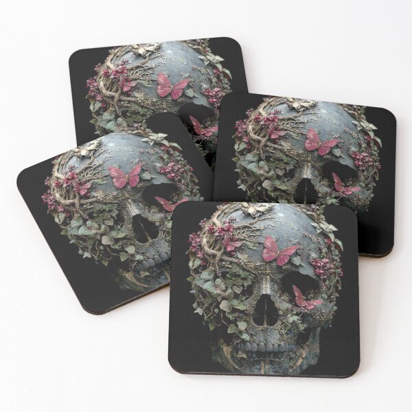 Item preview, Skull Ivy Rune Butterfy 2 fbkg designed and sold by MetusArt.