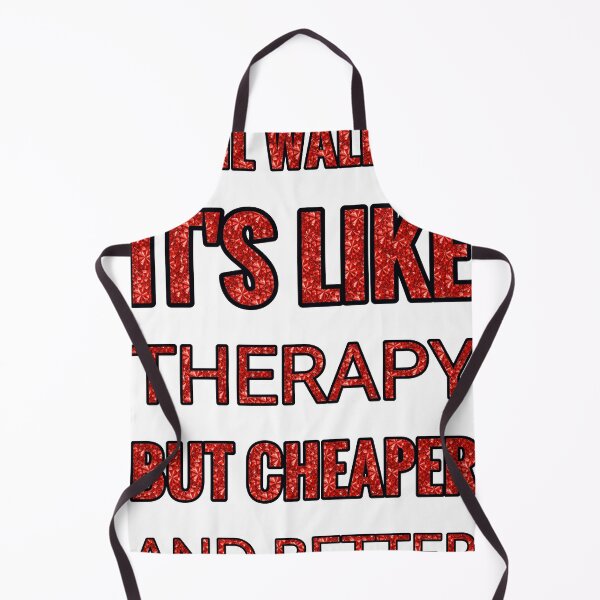 Item preview, Trail Walking It'S Like Therapy But Cheaper And Better Red Rhinestone designed and sold by TheIconSmith.