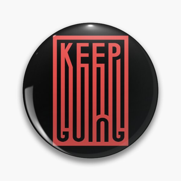 Item preview, Keep Going Typography Retro Mental Health Motivation designed and sold by Aleodor.