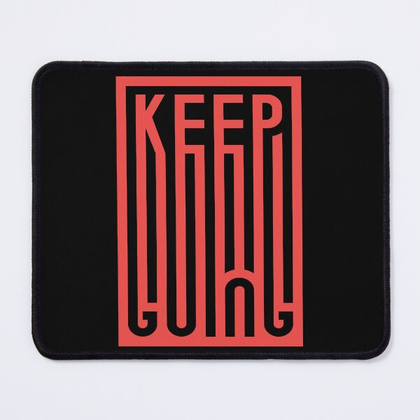 Item preview, Keep Going Typography Retro Mental Health Motivation designed and sold by Aleodor.