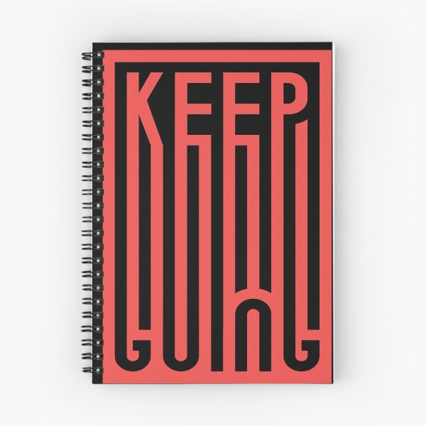 Item preview, Keep Going Typography Retro Mental Health Motivation designed and sold by Aleodor.