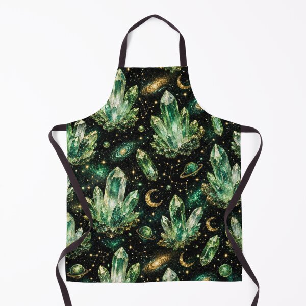 Item preview, Emerald Crystal Galaxy Pattern | Celestial Space Aesthetic designed and sold by Aramdesing.