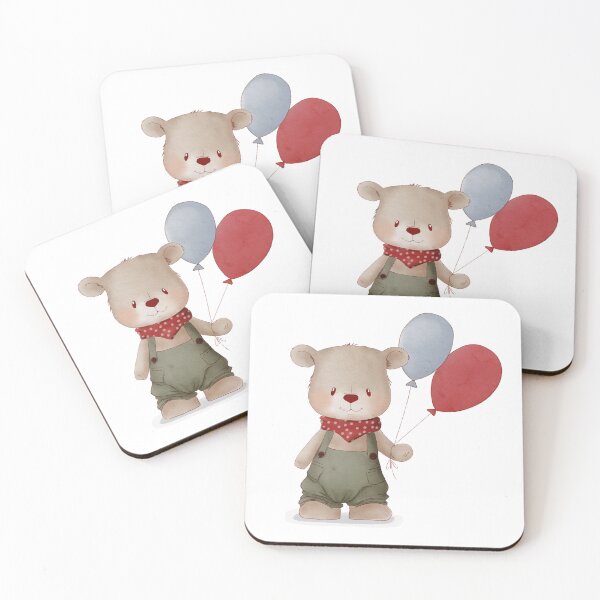 Item preview, party teddy bear designed and sold by pilar-tebar.design.