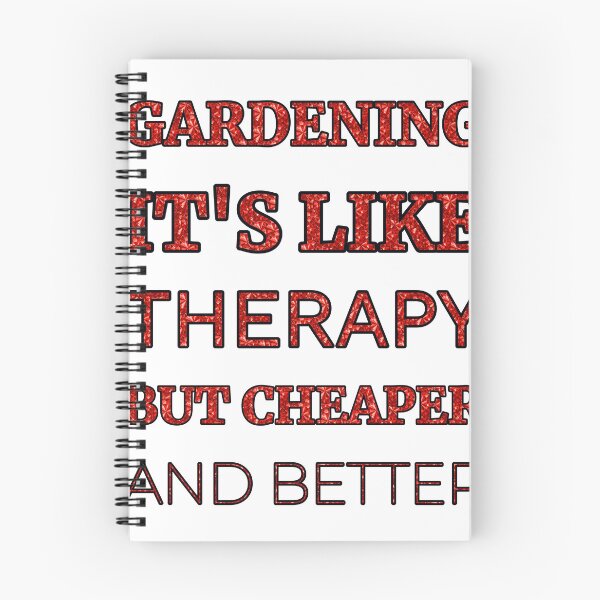 Item preview, Gardening It'S Like Therapy But Cheaper And Better Red Rhinestone designed and sold by TheIconSmith.