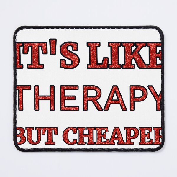 Item preview, Gardening It'S Like Therapy But Cheaper And Better Red Rhinestone designed and sold by TheIconSmith.
