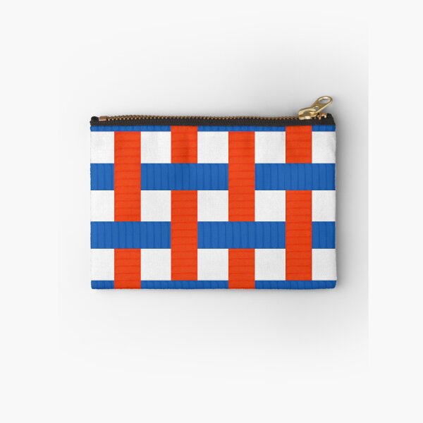 Item preview, Textured Interwoven Lattice of Blue Red and White Stripes designed and sold by ArtyFridgees.