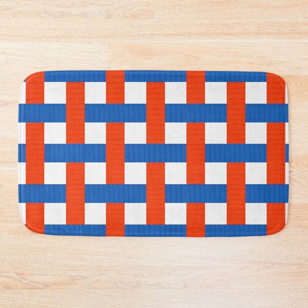 Item preview, Textured Interwoven Lattice of Blue Red and White Stripes designed and sold by ArtyFridgees.